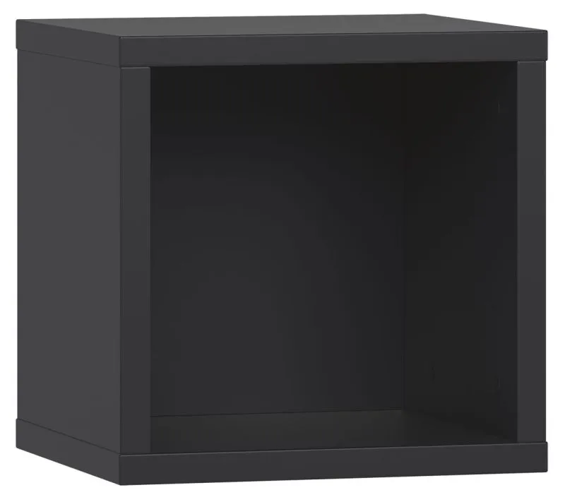 Black Suspended Rack | Wall Shelf | 32 x 32 x 30 cm | Versatile Modern Storage Solution