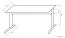 Desk Garut 02, Colour: Sonoma Oak - Measurements: 76 x 160 x 65 cm (H x W x D)