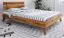 Single Bed or Guest Bed Timaru 02 | Solid Oiled Wild Oak | 90 x 200 cm Sleeping Area | Premium Design