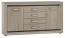 Chest of drawers Kundiawa 11, colour: Sonoma oak light / Sonoma oak dark - Measurements: 84 x 160 x 40 cm (H x W x D)