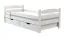 Children's Bed Milo 36 | 2 Drawers & Slatted Frame | White Solid Pine | 90 x 200 cm | Easy Assembly