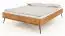 Single bed / Guest bed Rolleston 03 solid beech oiled - Lying area: 140 x 200 cm (w x l)