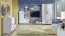 Children's room - TV base cabinet Frank 10, Colour: White / Grey - 43 x 120 x 43 cm (H x W x D)