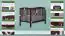 Children bed / Kid bed solid pine wood, Walnut colour 103, incl. slatted frame - 60 x 120 cm (W x L) 
