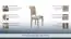 Chair Maridi 116, Colour: Beige / White, part solid wood - Measurements: 94 x 44 x 45 cm (H x W x D)
