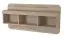 Suspended rack / Wall shelf Gabes 03, Colour: Oak Sonoma - 56 x 120 x 25 cm (h x w x d)