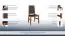 Chair "Lopar" 36, Colour: Walnut / black, solid - Measurements: 95 x 46 x 55 cm (H x W x D)