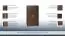Hinged door cabinet / Wardrobe Estero 06, Colour: Wenge - 180 x 100 x 60 cm (H x W x D)