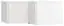 Attachment for corner wardrobe Chiflero, Colour: White - Measurements: 45 x 102 x 104 cm (H x W x D)