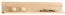 Suspended rack / Wall shelf Jussara 09, Colour: Light Brown, partial solid oak - 24 x 129 x 20 cm (h x w x d)