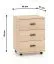 Rolling Cabinet | Color: Lindberg Oak | 3 drawers | 46 x 41 x 64 cm | for the office and home office | lockable | soft-close feature | ABS edges