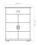 Chest of Drawers Solid Pine Wood Natural | Columba 02 | 123 x 80 x 50 cm | Modern Design | Spacious Storage