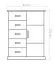 Chest of Drawers Solid Pine | White Lacquered | Buteo 05 | 123 x 80 x 40 cm | Modern Design