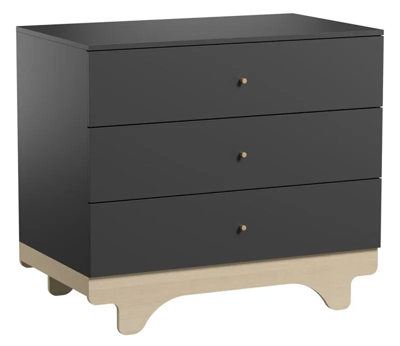 Dresser Lillebror 02, Colour: Grey / birch - Measurements: 86 x 93 x 53 cm (h x w x d)