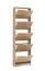Shoe Cabinet with Five Hinged Doors Veliko 05 | Sonoma Oak Finish | ABS Edges | 5 Compartments | 191.5 x 58 x 18 cm | Modern Design