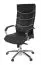 XXL Apolo 30 Ergonomic Swivel Chair | Black/Chrome | Soft-Air Upholstery | Genuine Leather | Adjustable Multi-Block Mechanism | 120 kg Capacity