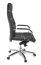 XXL Apolo 30 Ergonomic Swivel Chair | Black/Chrome | Soft-Air Upholstery | Genuine Leather | Adjustable Multi-Block Mechanism | 120 kg Capacity