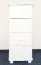 Chest of drawers pine solid wood White Junco 146 – Dimensions: 100 x 40 x 42 cm (H x W x D)