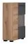 Chest of drawers Colmenar 01, Colour: Oak / Grey - Measurements: 103 x 65 x 32 cm (H x W x D)