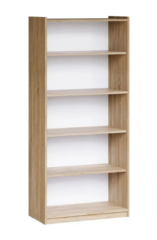 Cuarto 07 Bookshelf, Color: Sonoma Oak - 173 x 80 x 34 cm (H x W x D)