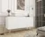 Horsham 56 Chest of Drawers | White | Three Doors | Push-to-Open | Gold Legs | ABS Edge Protection