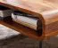 Sheesham Solid Wood Living Room Table | Modern Design | 90 x 55 x 30 cm | Black Metal Legs