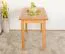 Solid Pine and Alder Table Junco 227D | Angular Design | 120 x 60 cm | Warm Erle Color