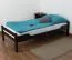 Dark Bed for Kids & Teens "Easy Premium Line" K1/1n | Solid Beech Wood | Chocolate Brown | 90 x 190 cm