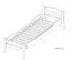 Single bed "Easy Premium Line" K1/h with trundle bed frame and 2 cover plates, beech wood, solid, clearly varnished - 90 x 200 cm 