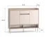 Chest of drawers | three doors | Dimensions: 120 x 34 x 95 cm | Sideboard | Cremona Oak / Cashmere | Soft-close mechanism | 1 drawer | 9 compartments | for the entryway