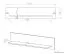 Suspended rack / Wall shelf Lincolnia 08, Colour: Oak / Black - Measurements: 24 x 110 x 21 cm (H x W x D)