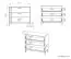 Pandrup 09 Chest of Drawers | Oak Finish | 3 Spacious Drawers | 83 x 92 x 40 cm | Modern Storage Solution