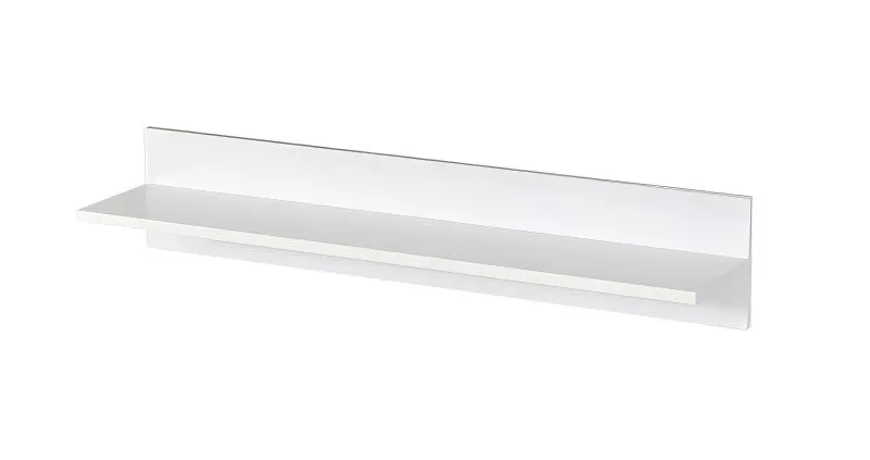 Wall Shelf | Hanging Shelf | 1 Shelf | Color: White | 90 x 19 x 17 cm | ABS Edges | Nalut 07