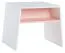 Children's table Irlin 02, Colour: White / Pink - Measurements: 49 x 60 x 50 cm (h x w x d)