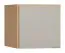 Wardrobe Top Attachment for Single Door | Nanez 12 | Oak / Grey | 45 x 47 x 57 cm | Modern Soft Close