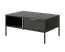 Modern coffee table with two drawers Raoued 08, color: anthracite - Dimensions: 44 x 97 x 60 cm (H x W x D)