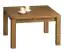 Coffee table Jussara 15, Colour: Amber, solid oak - 100 x 100 x 39 cm (W x D x H)