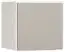 Attachment for single-door wardrobe Bellaco 37, Colour: White / Grey - Measurements: 45 x 47 x 57 cm (H x W x D)