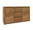Dresser Selun 02, Colour: Oak dark brown - 80 x 140 x 43 cm (h x w x d)