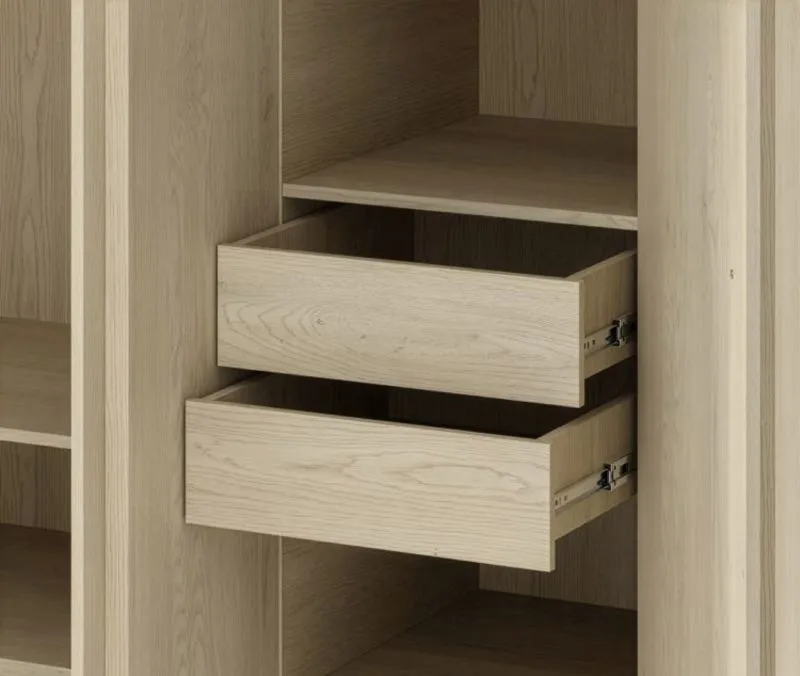 Drawers for closet Edegem 02 | 2 pieces | color: oak Cremona