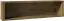 Suspended rack / Wall shelf Selun 17, Colour: Oak dark brown - 32 x 130 x 25 cm (h x w x d)