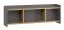 Hanging Wall Shelf | Oak / Graphite | Three Spacious Compartments | Minimalist Design | ABS Edge Protection | 137 x 30 x 46 cm
