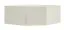 Metal handle for wardrobe extension for corner closet Edegem 04 | Color: cashmere