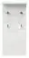 Wardrobe Garim 55, Colour: White High Gloss - Measurements: 100 x 46 x 17 cm (H x W x D)