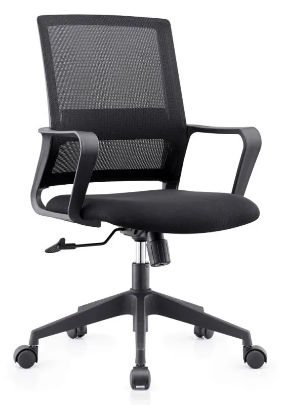 Tamest 118 Swivel Chair | Black | Adjustable Height 95-105 cm | 57 x 57 cm Space-Saving Office Seating