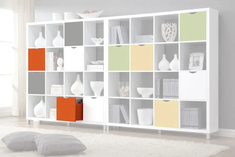 Orange Drawer for Salima Shelf | 33 x 33 x 29 cm | Modern Storage Solution