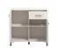 Sabas 06 Chest of Drawers | 2 Doors, 1 Drawer, 4 Compartments | Cashmere & Black | 90 x 93 x 40 cm