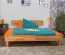 Futon Bed | Solid Oiled Beech Heartwood | 180 x 200 cm Lying Surface | Modern & Stable