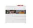 Children's Chest of Drawers Lede 12 | Grey, Oak & White | 90 x 110 x 40 cm | Modern Storage