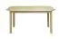 Dining Table Junco 230A, solid pine wood, clear finish -  H75 x W75 x L140 cm